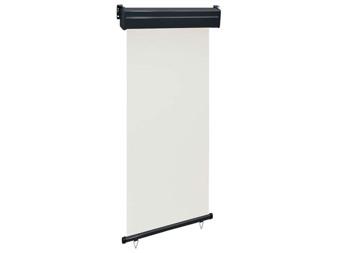 Vidaxl Toldo Lateral Para Varanda 100x250 Cm Creme