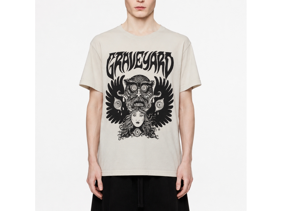 Graveyard Monstertryck T-shirt Unisex Adults Size:xl