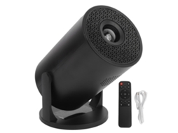 Projetor portátil 1080p com conexão wireless, ângulo ajustável de 270°, para filmes, dispositivos TV stick e smartphones Android | S/MARCA