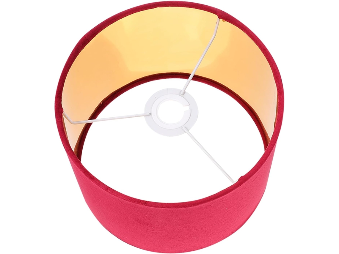 Abajur De Mesa E27 Em Veludo Vermelho De 24 Cm, Iluminação Suave, Decoração Elegante Para Casa.