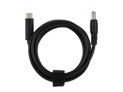 Cabo Adaptador De Energia (type-c Macho Para 5525 Macho Reto Com Chip Pd)