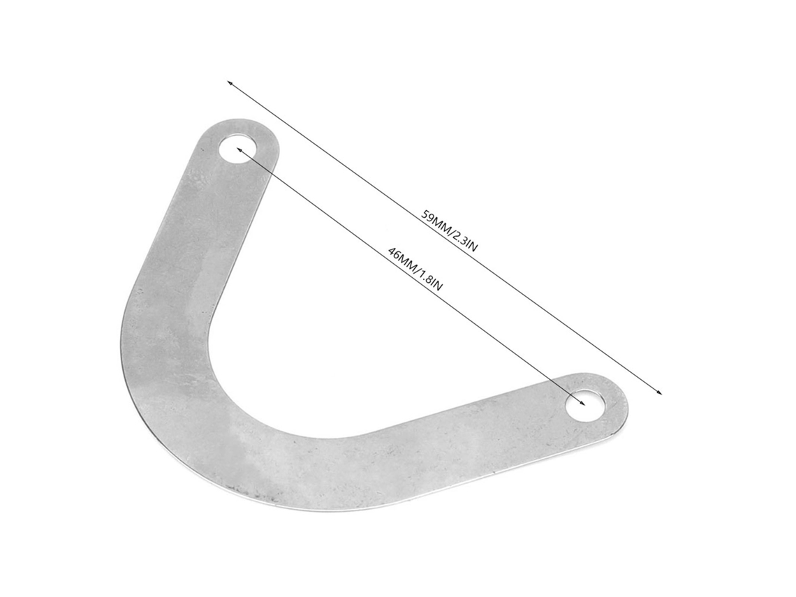 Placa Valvula U Compressor Ar Acessorio Metal 59mm