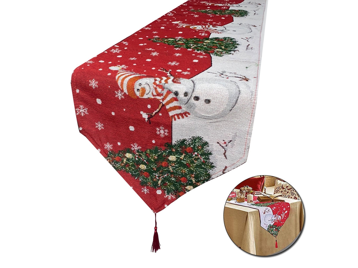 Mesa E Cadeiras De Natal, Árvore De Natal, Boneco De Neve, Natal Rústico.