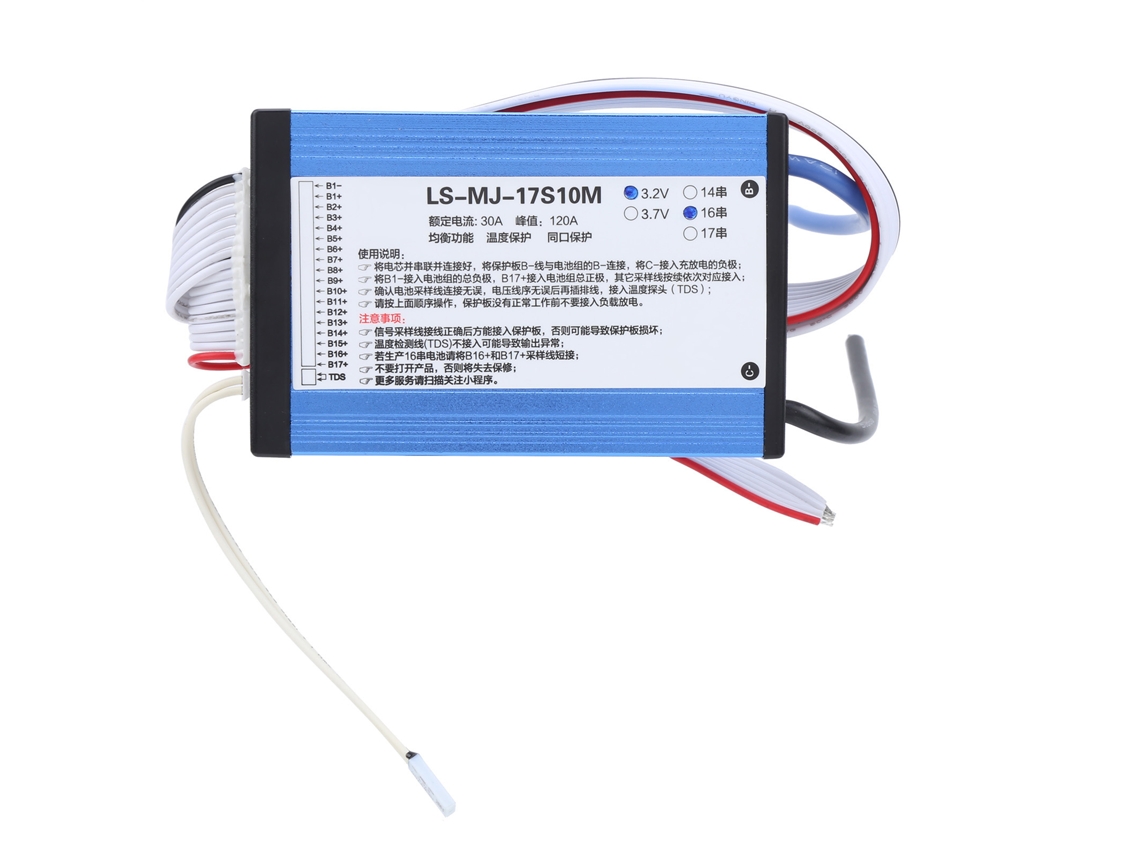 Placa de Proteção Bateria Lítio 3.2v 30a 14s 16s Bms S/MARCA