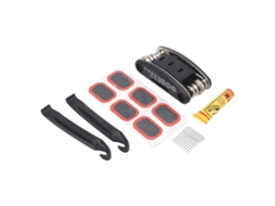 Kit de Reparo de Pneu Mali com ferramentas multifuncionais e parches