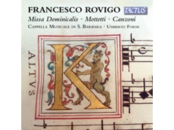 CD Forni/Cappella Musicale di S.Barbara - Missa Dominicalis/Mottetti/Canzoni (1CD)