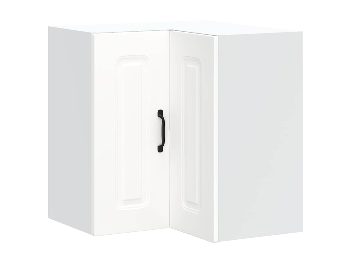 Kitchen Wall Corner Cabinet, Kitchen Wall Corner Cabinets Vidaxl Branco Madeira Processada (n/a)
