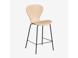 Sklum Pack De 2 Bancos Altos Uit Poliéster    Negro      ↑65 Cm             Polipropileno Castanho Trigo                               Polipropileno
