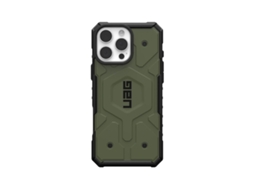Capa Urban Armor Pathfinder Magsafe para iPhone 16 Pro Max URBAN ARMOR GEAR Pele Sintética Verde