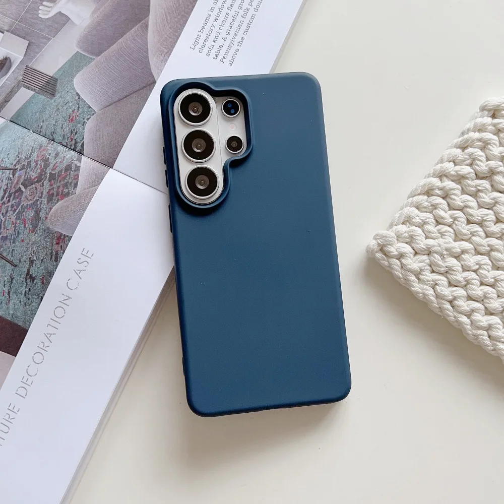 Capa De Celular Em Silicone Líquido (azul, Galaxy S26 Ultra), Macia, Ultrafina E Resistente A Quedas.