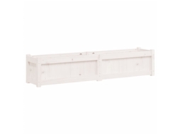 Garden Planter, Garden Planters Vidaxl Branco Madeira De Pinho (n/a)