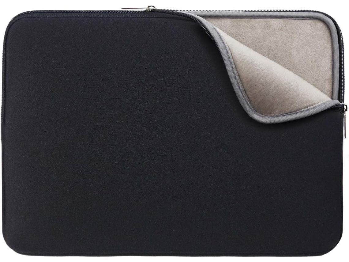 Capa Protetora Acolchoada Para Laptop De 15,6 Polegadas, Compatível Com Laptops Ultrabook Chromebook De 15,6 Polegadas (preta, Versão Atualizada).