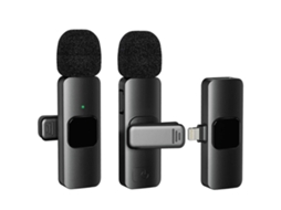 Mini Microfone De Lapela Para Iphone, Ipad, Pacote Com 2 Aquaforge