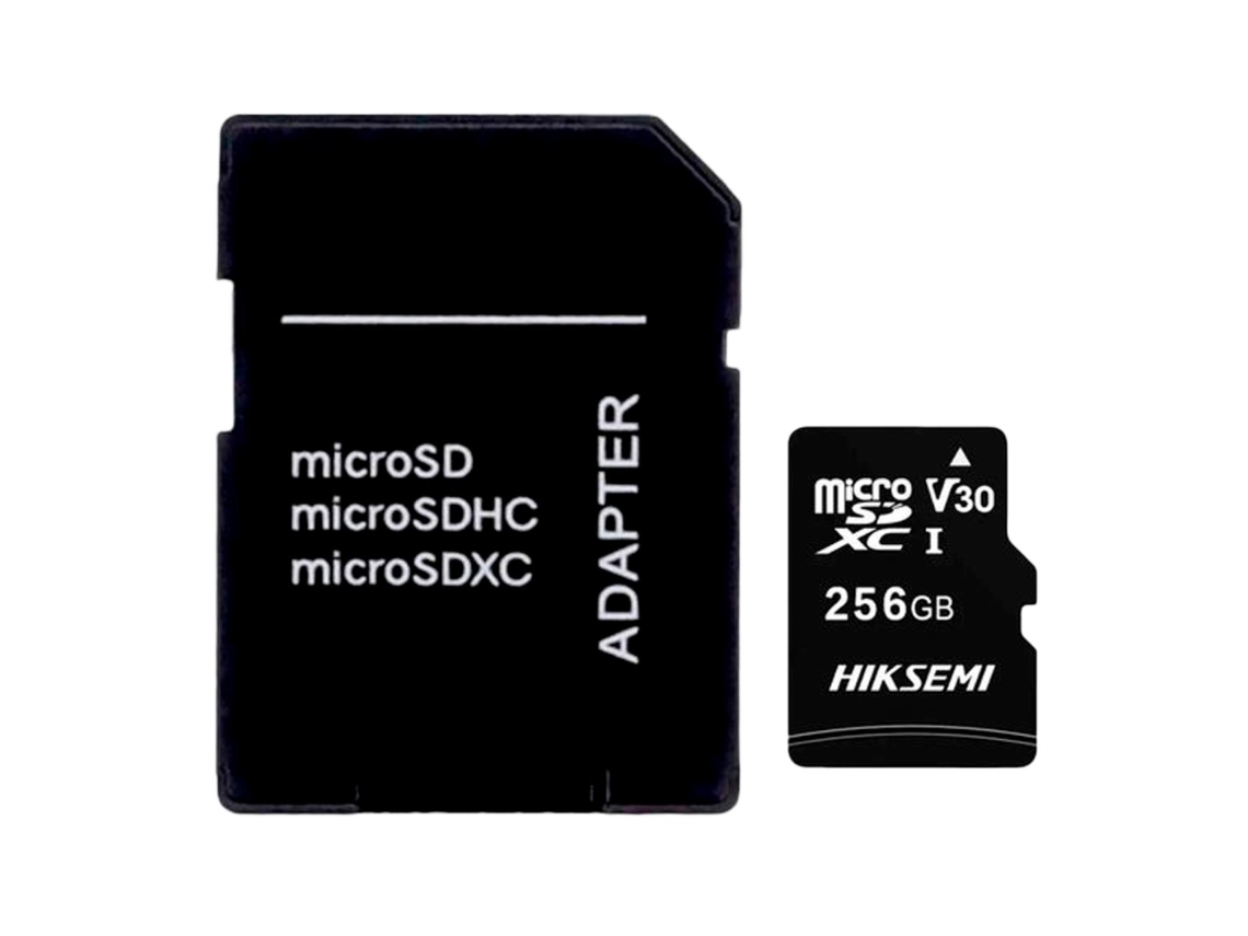 Cartão De Memória Hikvision 256 Gb C/adaptador C10