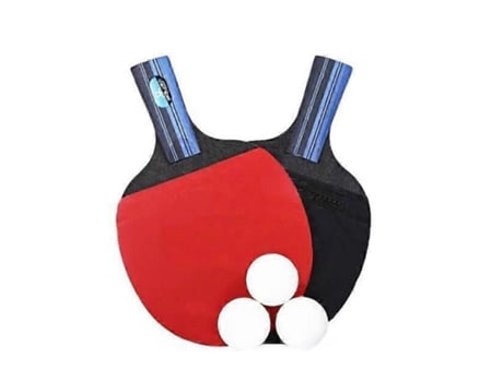 Conjunto de raquetes de pingue-pongue profissional 2 raquetes de tênis de mesa 3 bolas de pingue-pongue Uma bolsa de armazenamento para conjunto Unikm