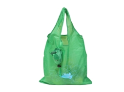 Sacola de Compras com Alça Resistente, Boa Aderência, Design de Desenho Animado, Dobrável, com Estampa de Animais, Ideal para Guardar Frutas. GOKOCO