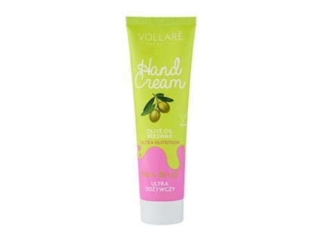 Creme para as Mãos Ultra Nutritivo Enriquecido com Azeite de Oliva, 100ml Vollare