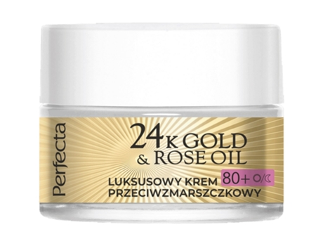 24k Gold Rose Oil Luxury Anti Aging Day Night Cream 80, 50ml Perfecta