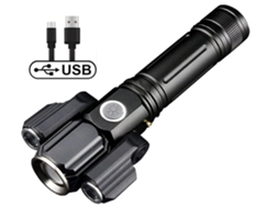 Luz de Acampamento Usb Liga Alumínio Multifuncional Suporte para Três Lâmpadas Lanterna em Forma Avião Iluminação Externa Preta Bisbisous VIGA EUROPE