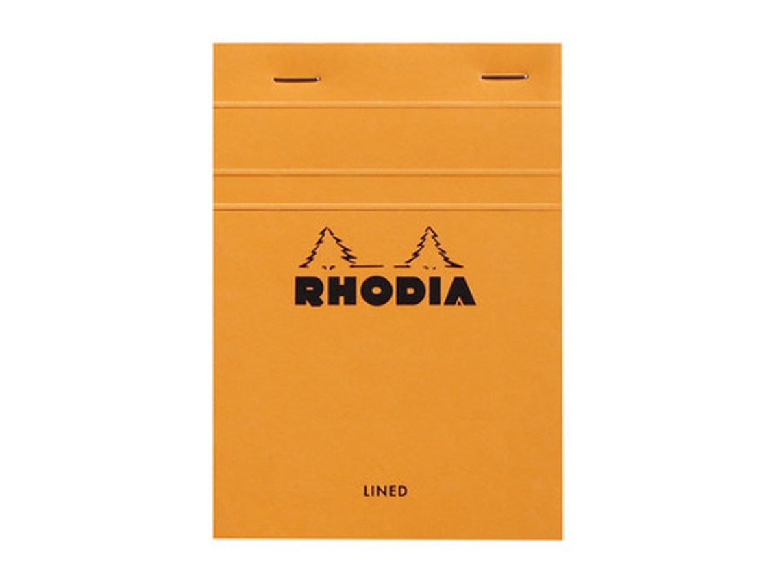 Caderno e Bloco 13600c A6 80 Folhas Laranja Rhodia