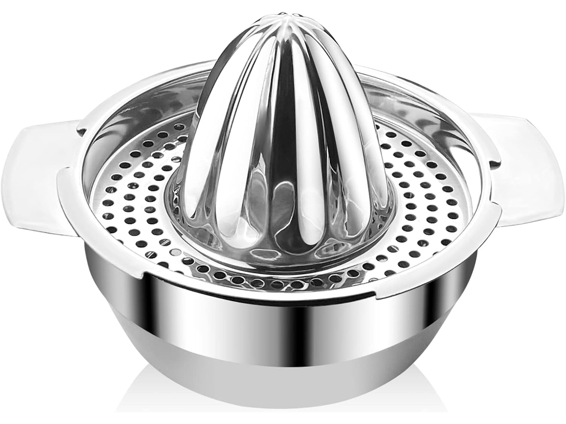 Espremedor De Cítricos Manual 201 Em Aço Inoxidável, Pode Ser Lavado Na Lava, Louças