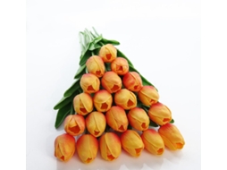 20 Tulipas Artificiais Realistas em Látex BRILVIBERA
