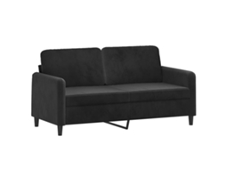 2-seater Sofa, 2-seater Sofas Vidaxl Preto Veludo (n/a)