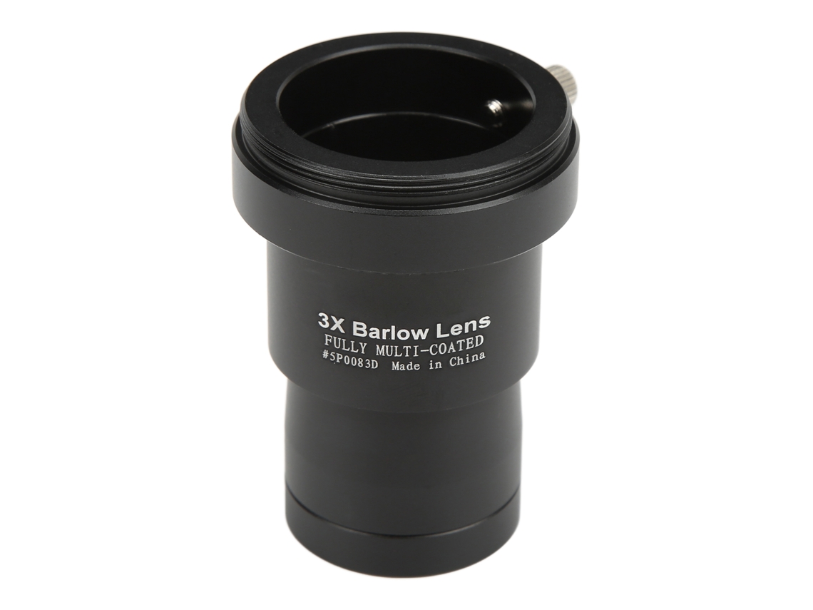 Lente Ocular 3x Para Telescópio Astronômico 1,25 Polegadas Acessório De Telescópio