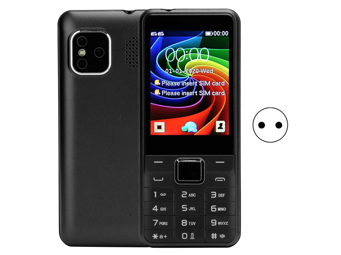 Telemóvel Laxiscreed Com Ecrã De 2.8 Polegadas, Dual Gsm Standby E 32mb+32mb De Memória