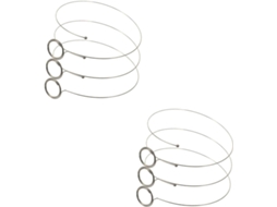 Supports Relógios Lot De 6 De Montre Avec Anneau En Acier E Oculaire, Fil De Fixation Para Loupe,