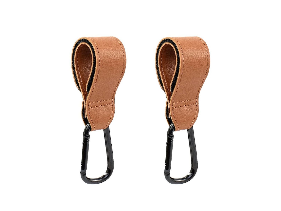 Gancho para Carrinho de Bebê para Bolsas e Sacolas, Marrom AQUAFORGE