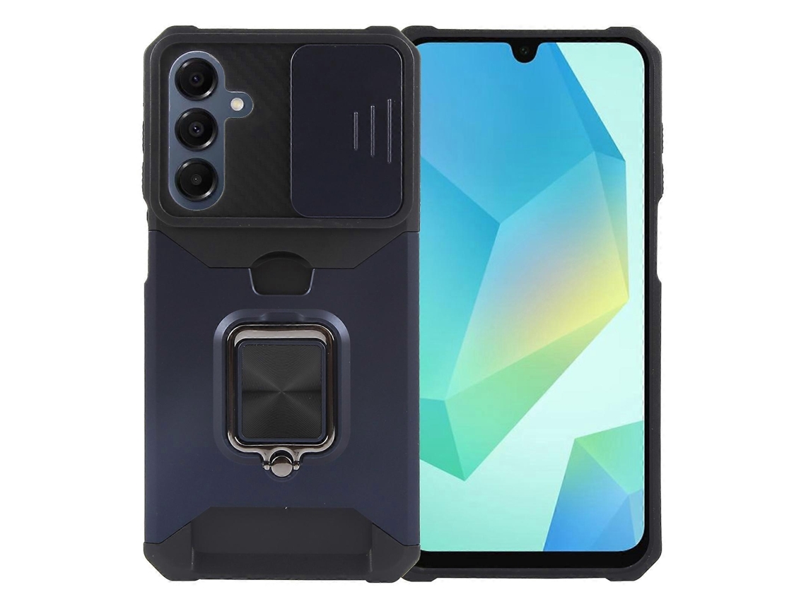 Capa Protetora Para Celular Samsung Galaxy A16 5g/4g Com Slot Para Cartão De Memória, Em Pc+tpu.