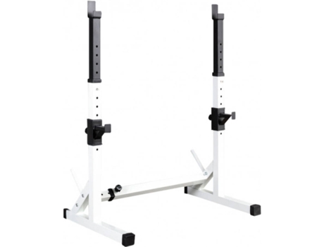 Suporte ajustável   Rack de Agachamento Branco