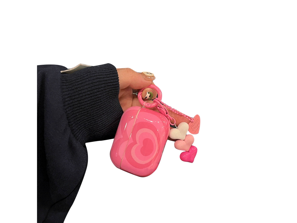 Capa para Fone de Ouvido com Pingente de Coração EOOCOO