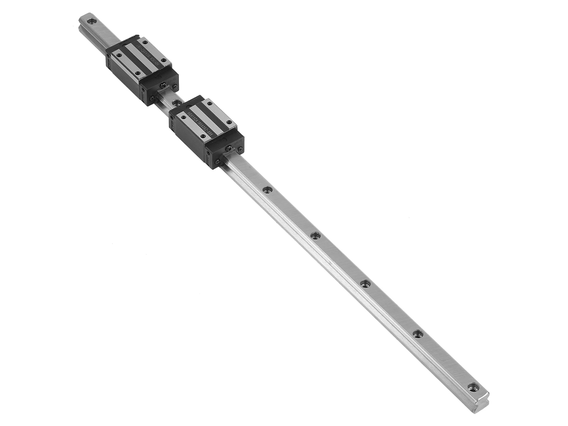 Laxiscreed Guia Linear Hgr20 Com Carro E Design Duplo – 500mm De Comprimento Para Alta Precisão