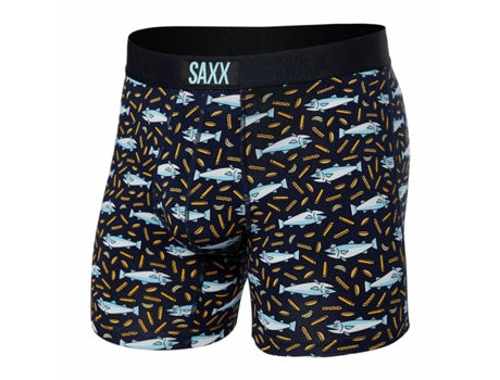 Boxers de Homem SAXX Ultradoux Vibe Everyday Azul (L)