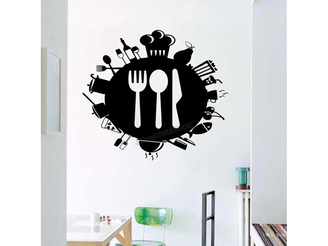 Adesivos Muraux Para Couverts De Cozinha, Autocolantes Muraux Decorativos Para Cozinha, Adesivos Muraux Em Vinil Para Cozinha De Restaurante
