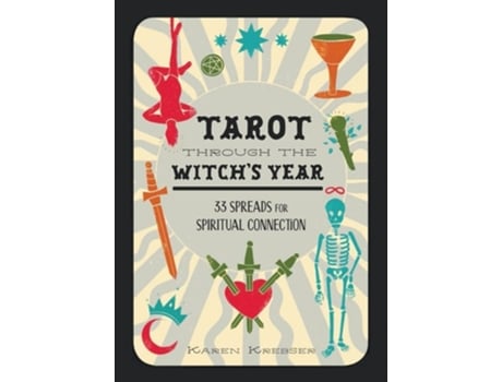 Livro Tarot Through The Witchs Year De Karen Krebser (inglês - Capa Dura)