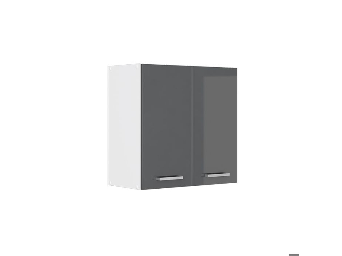 Móvel de parede de cozinha R-Line, 60 cm, Antracite alto brilho, Vicco