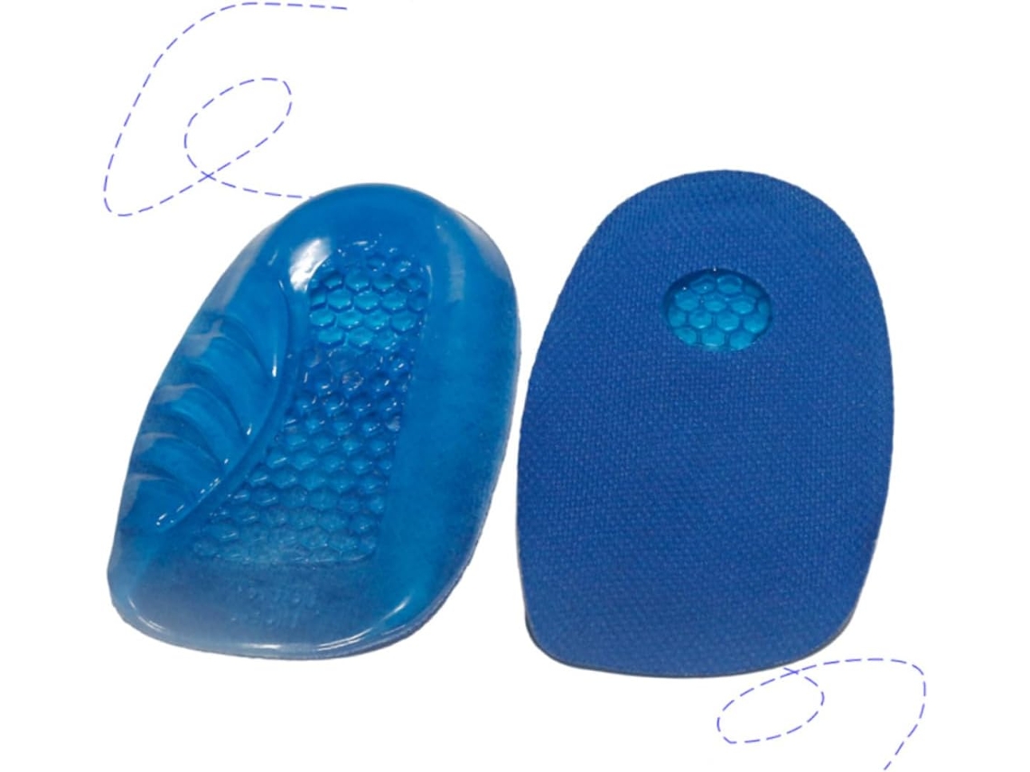 Palmilhas De Gel Vaguelly, Tamanho P, Com Calcanhar Acolchoado, Alívio Da Fadiga E Proteção Contra Bolhas, Material Pu