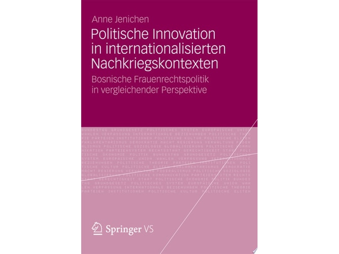 Livro Politische Innovation In Internationalisierten Nachkriegskontexten De Anne Jenichen (alemão)