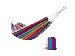 Hamaca Doble De Algodón De 10 Pies Para 2 Personas, Soporta Hasta 450 Libras, Ideal Para Camping Y Viajes