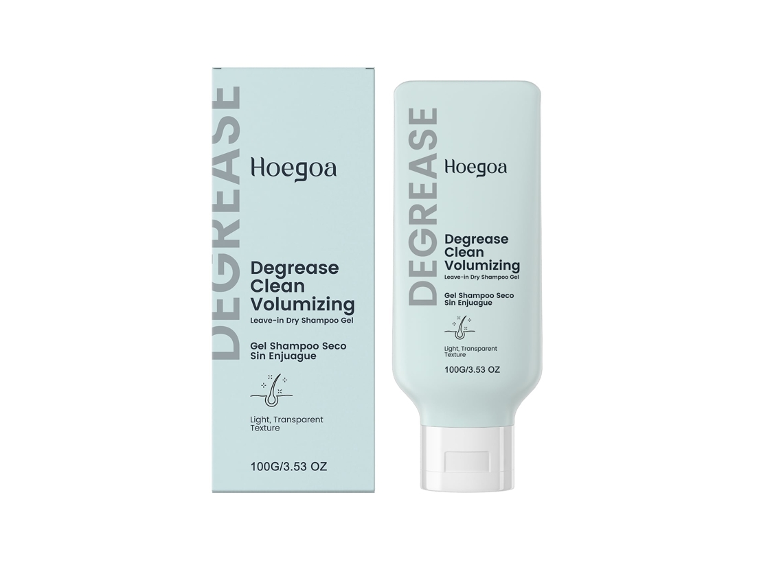 Gel Shampoo Seco Hoegoa Sem Enxague para Hidratar, Dar Volume e Brilho Ao Cabelo LAXISCREED