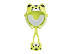 Escova de Dentes Infantil em Formato U, Modelo 2025, para Bebês 2 a 12 Anos, com Cerdas Macias e Boca Silicone. Id Eal Limpeza Esc GOKOCO