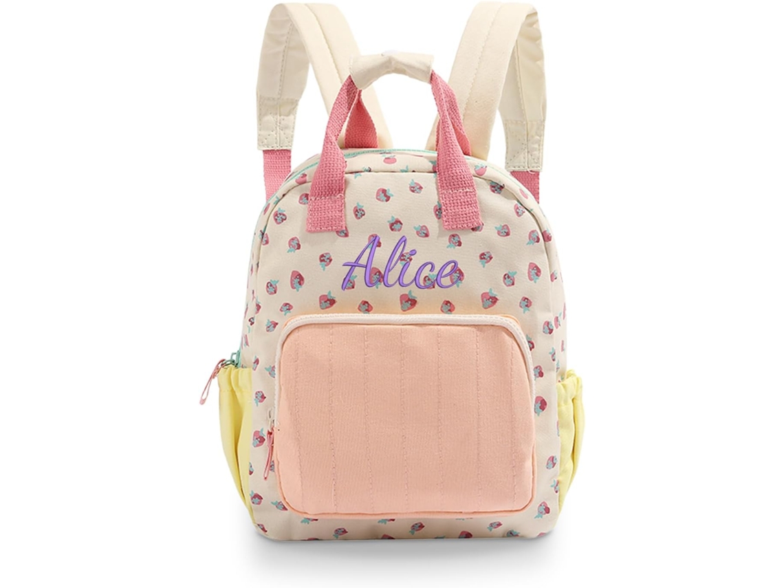 Mochila Infantil Personalizada Genérica Com Nome Bordado, Escolar Pequena Para Meninos Meninas, Mini