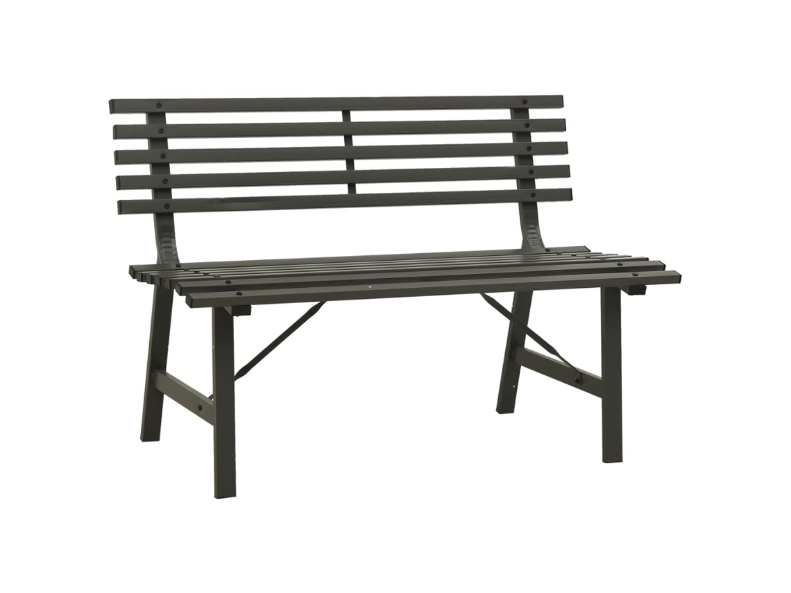 Garden Bench, Garden Benches Vidaxl Preto Aço (n/a)