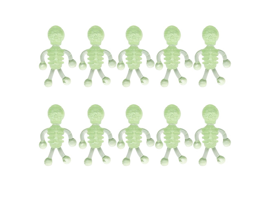 Conjunto de 10 Ossos Luminosos para Halloween LAXISCREED