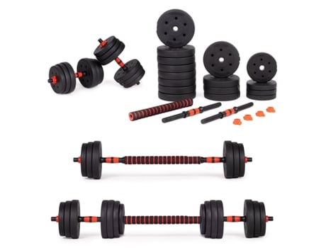 Halteres Ajustáveis ??2 X Barra De 20 Kg Conjunto Barra De 40 Kg Modernhome