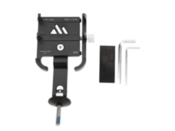 Suporte de Telefone para Bicicleta, Alumínio, Ajustável, Guidão, Estrada, Montanha, 55-100mm, S/MARCA