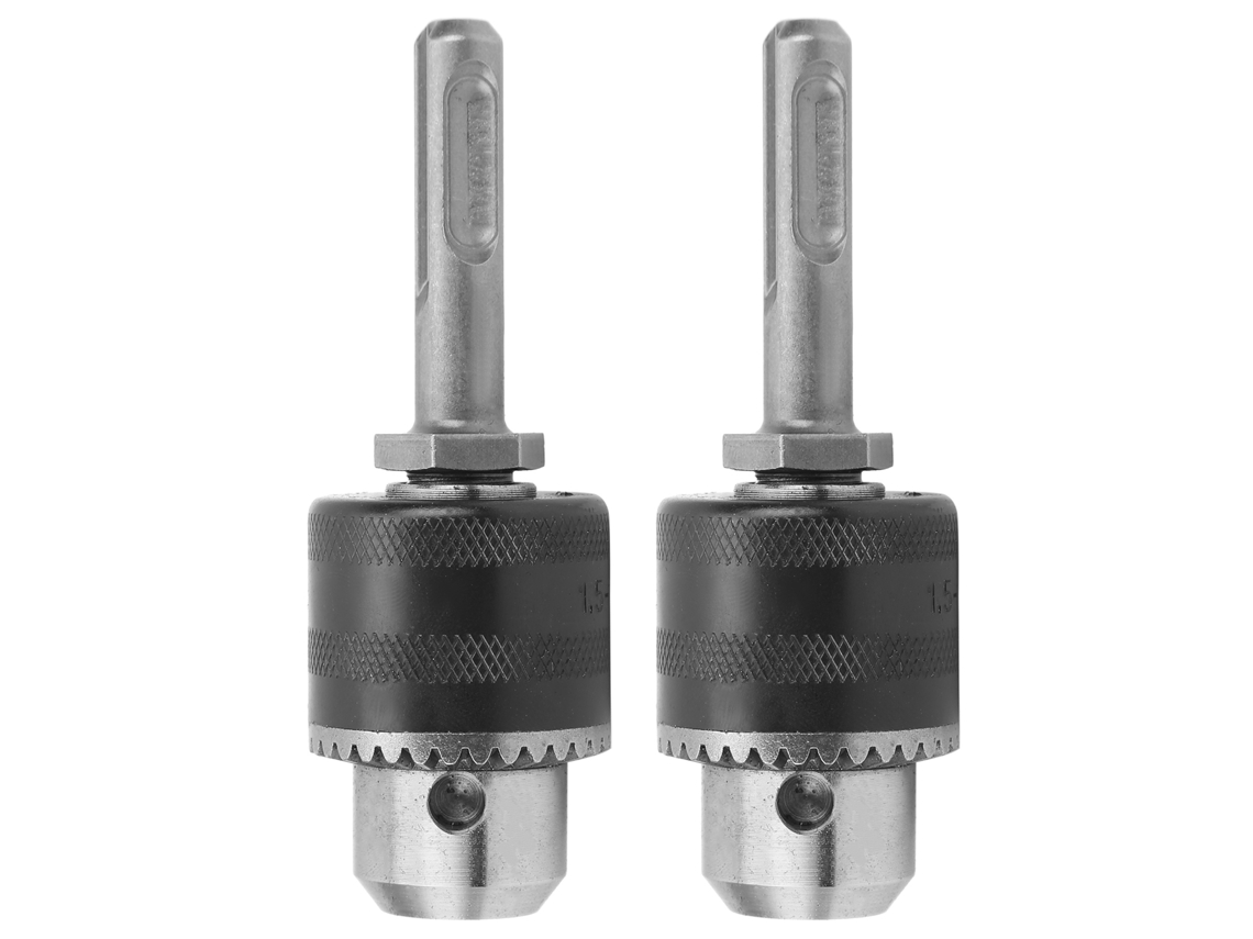 Adaptador de mandril para martelo elétrico 1,5-10 mm, cone 1/2 pol-20 UNF, chave e acessórios.